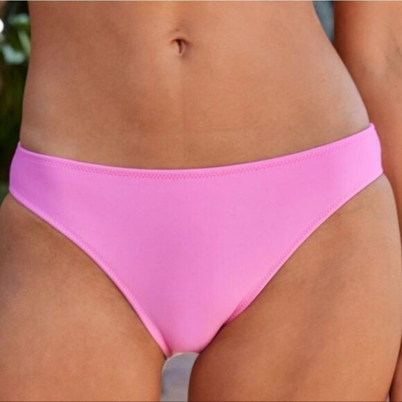 Aerie Mixed Bikini Set Ruffle Top Full Coverage Bikini Bottom Women's Medium - Picture 2 of 13